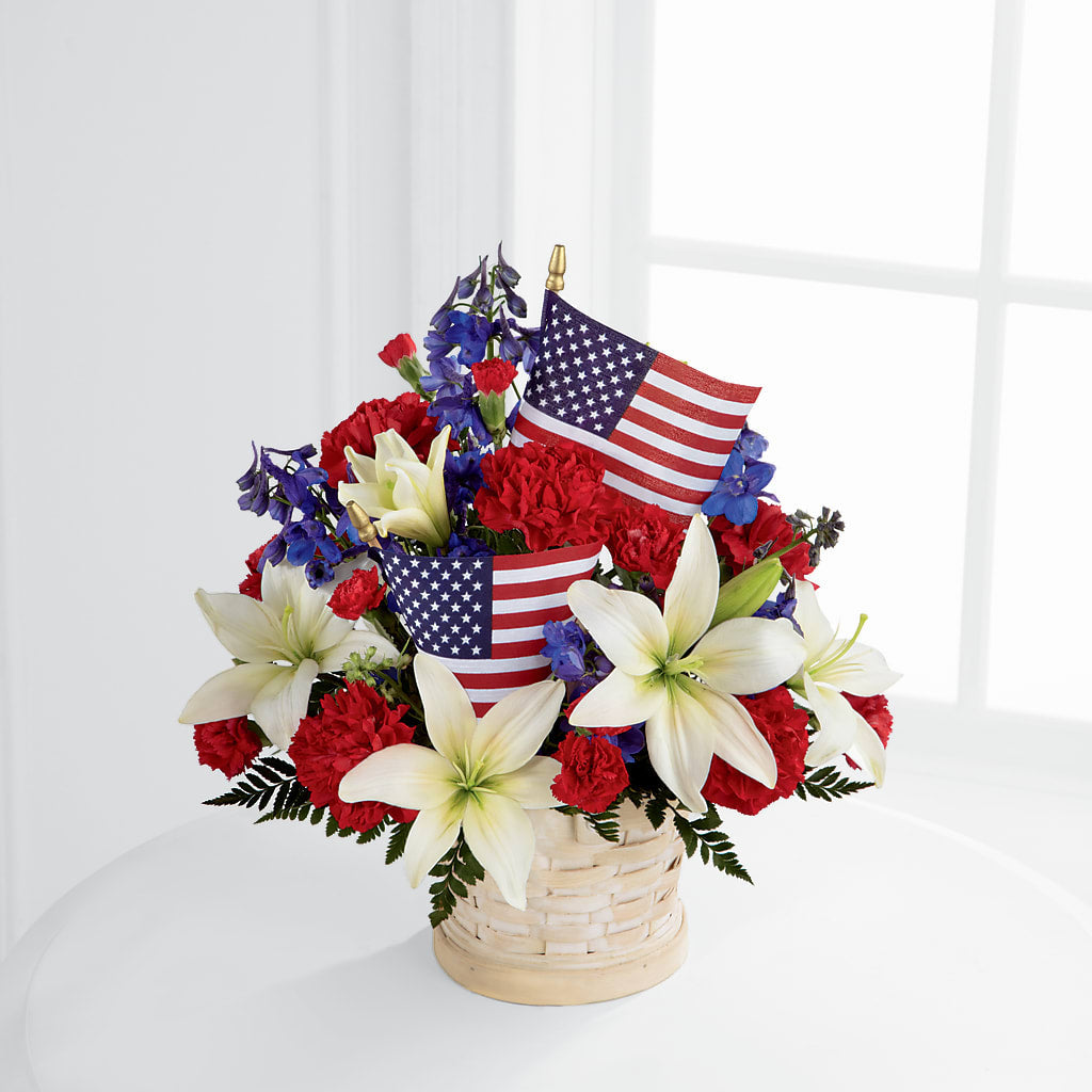 American Glory Bouquet – MAIN STREET FLORIST & GIFTS, Ridgefield CT