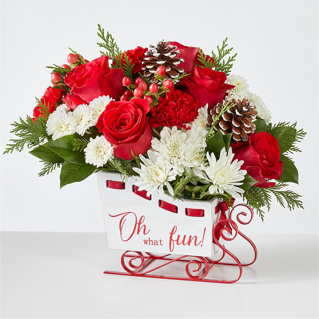 Sleigh Bells Bouquet – MAIN STREET FLORIST & GIFTS, Ridgefield CT
