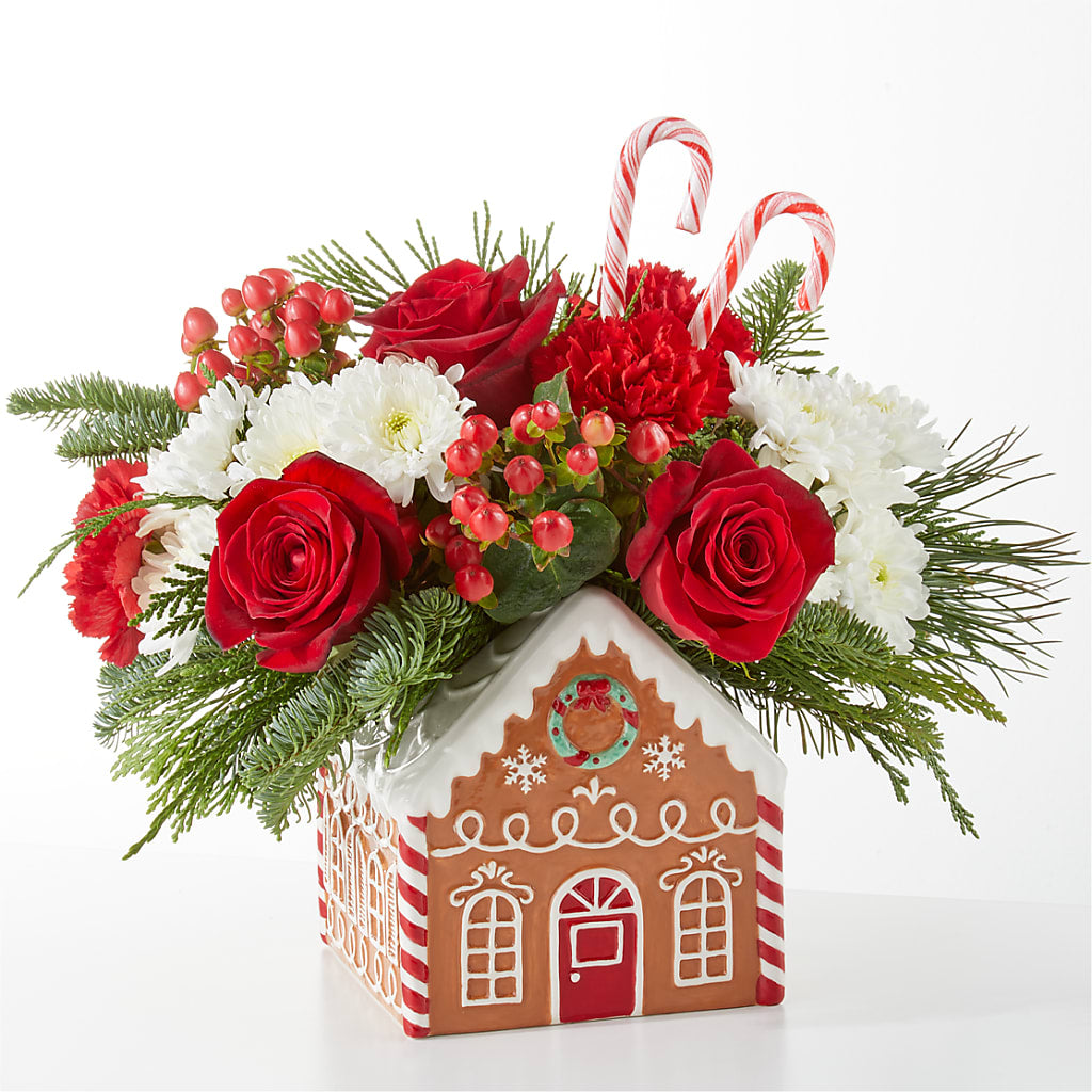 Gingerbread Bakery Bouquet – MAIN STREET FLORIST & GIFTS, Ridgefield CT