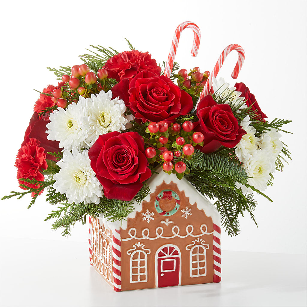 Gingerbread Bakery Bouquet – MAIN STREET FLORIST & GIFTS, Ridgefield CT