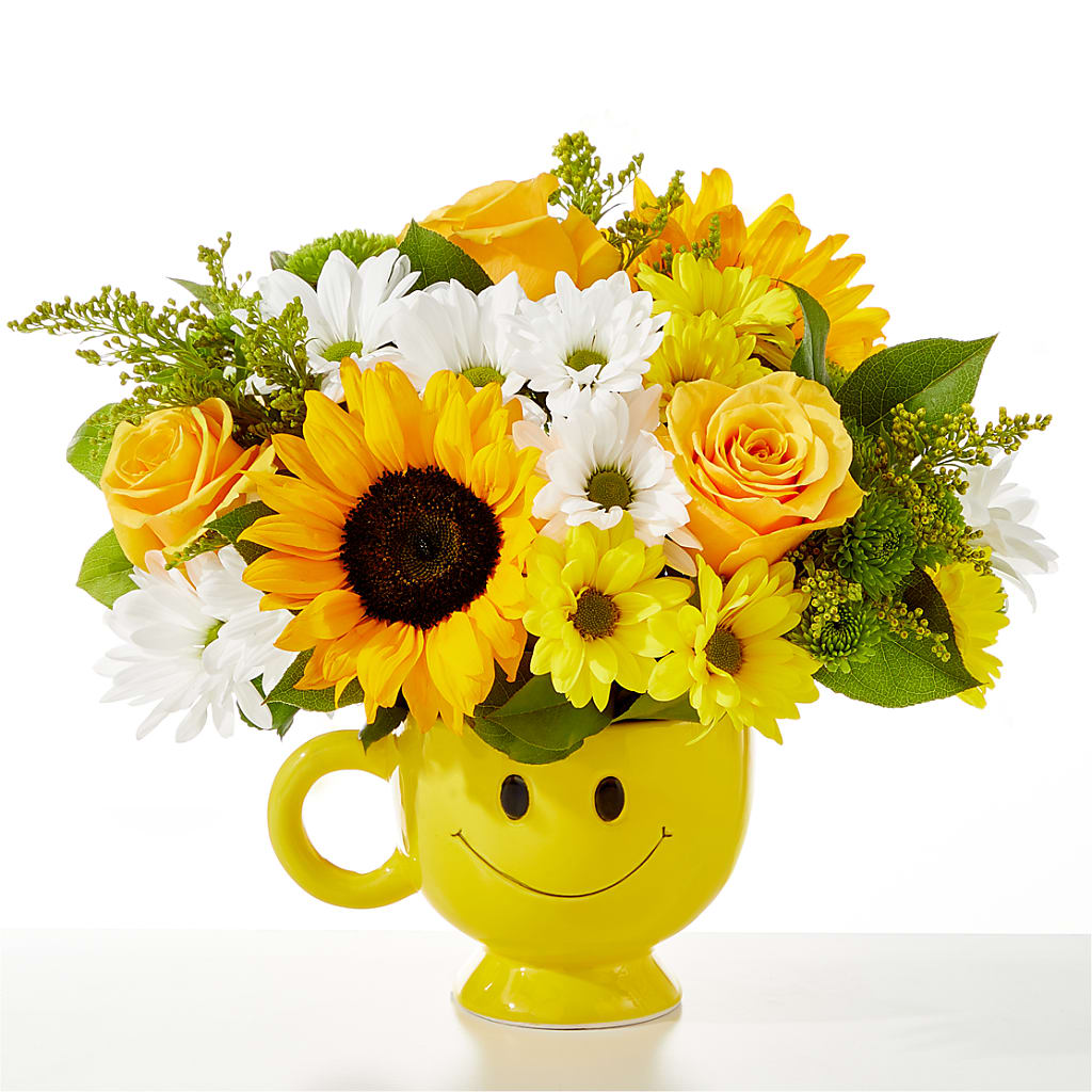 Be Happy Bouquet – MAIN STREET FLORIST & GIFTS, Ridgefield CT