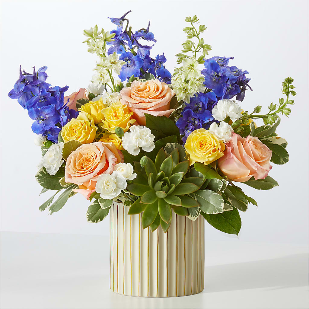 Cobalt Reverie Bouquet – MAIN STREET FLORIST & GIFTS, Ridgefield CT