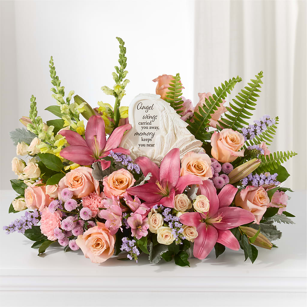Gentle Light Arrangement – MAIN STREET FLORIST & GIFTS, Ridgefield CT