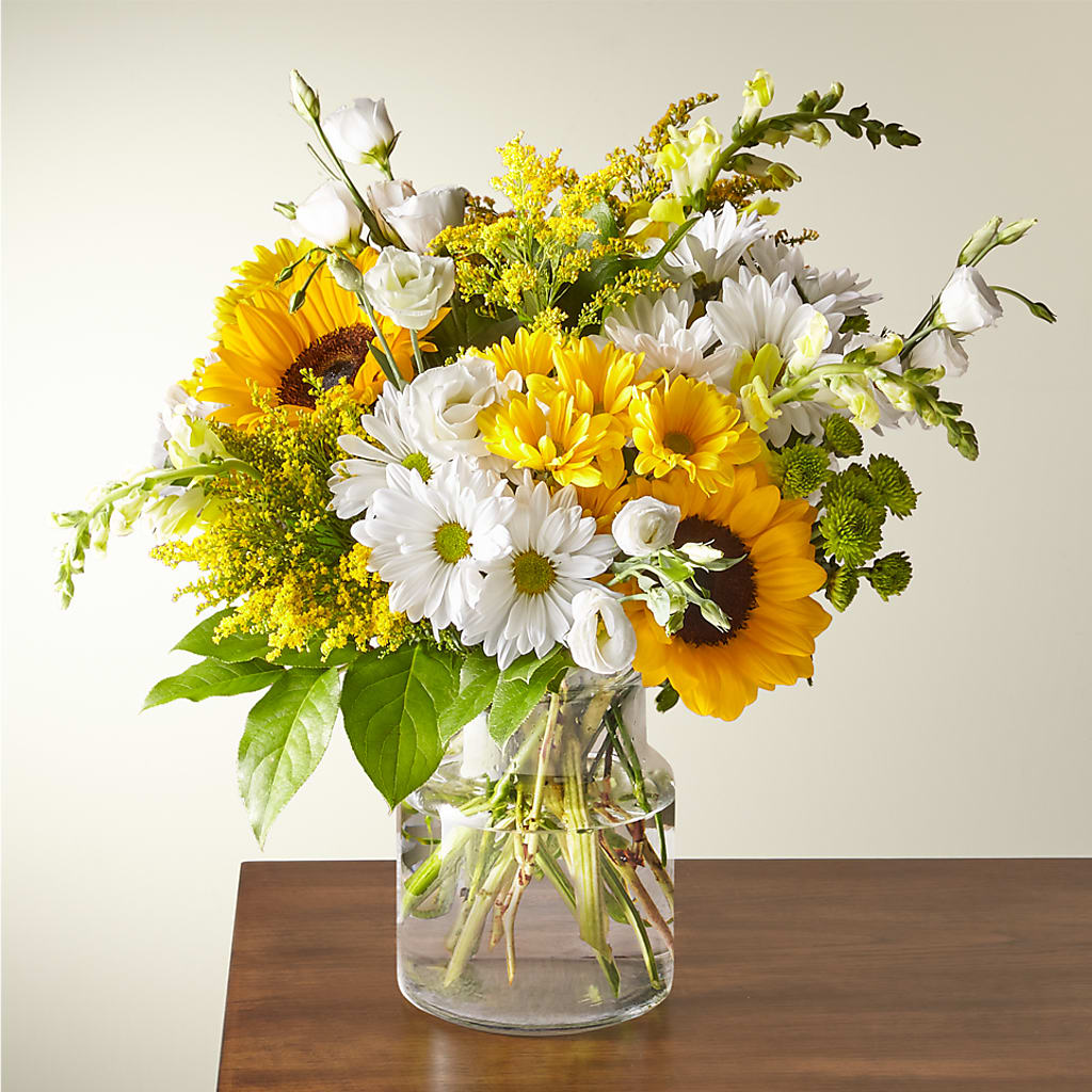 Hello Sunshine Bouquet – MAIN STREET FLORIST & GIFTS, Ridgefield CT