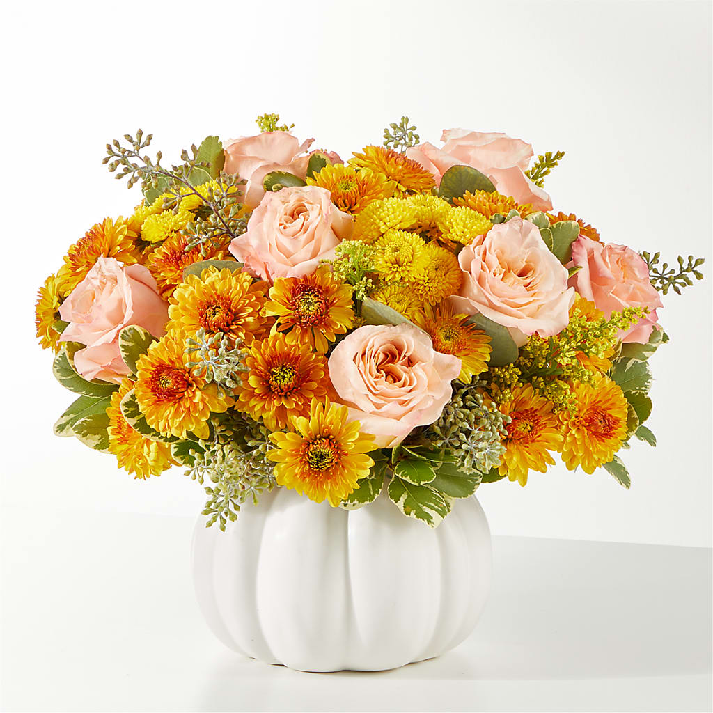 Peachy Pumpkin – MAIN STREET FLORIST & GIFTS, Ridgefield CT