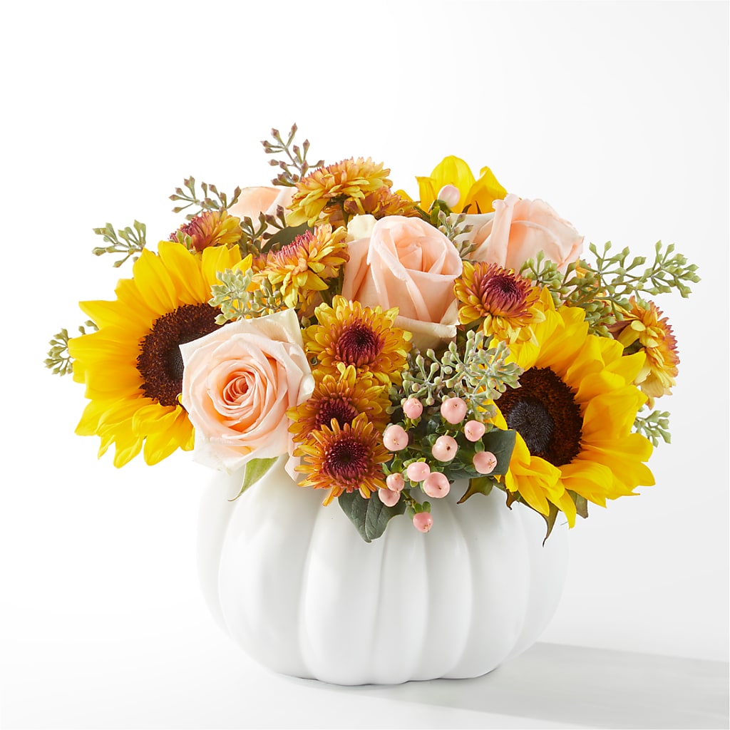 Pumpkin to Talk About Bouquet – MAIN STREET FLORIST & GIFTS, Ridgefield CT
