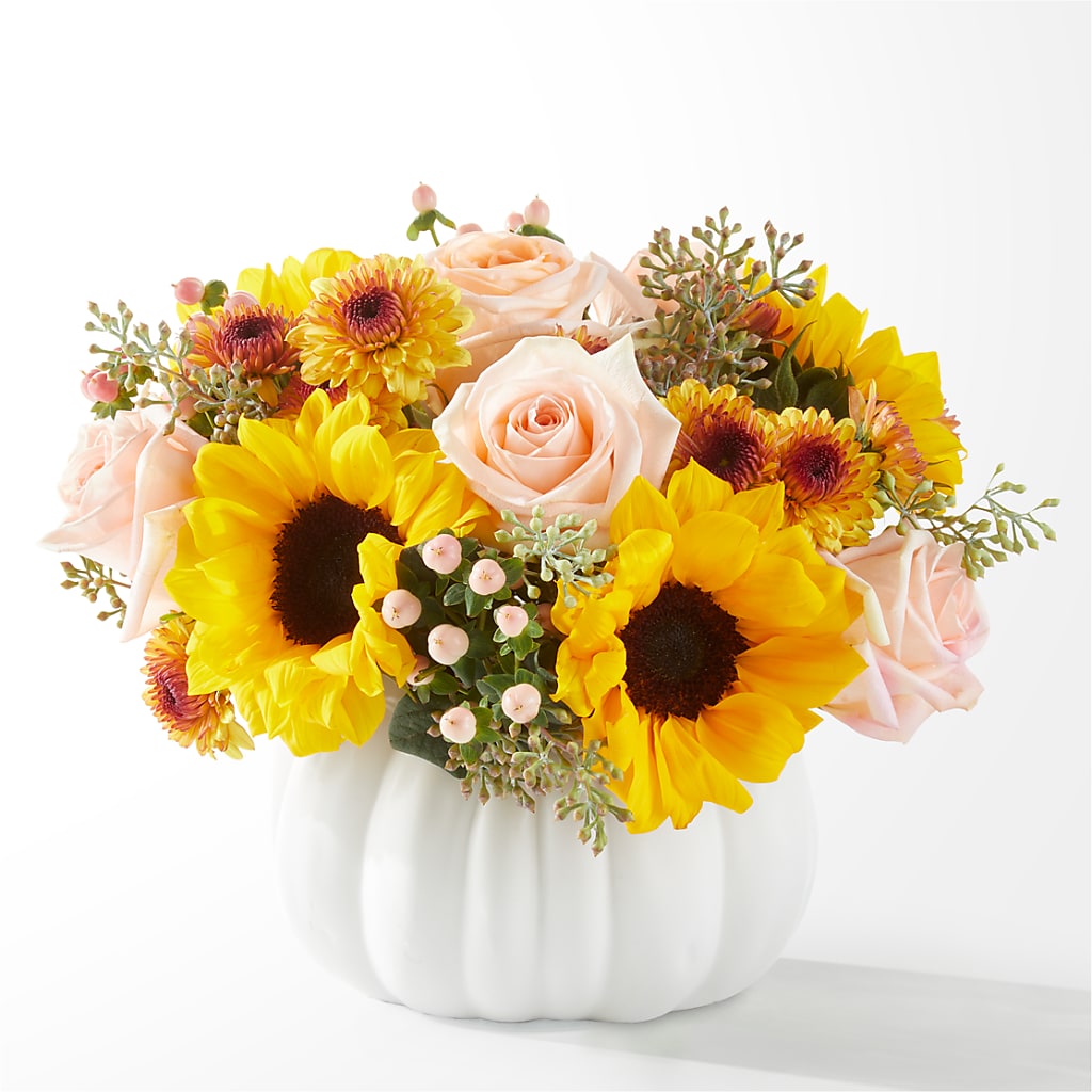 Pumpkin to Talk About Bouquet – MAIN STREET FLORIST & GIFTS, Ridgefield CT