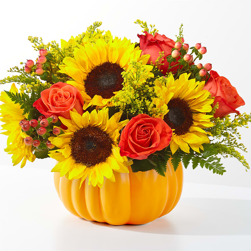 Pick of the Patch Pumpkin Bouquet – MAIN STREET FLORIST & GIFTS, Ridgefield CT