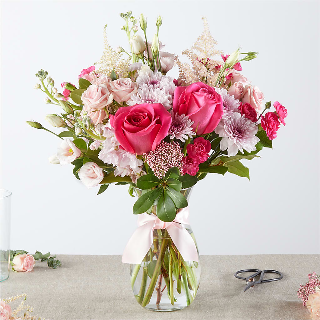 Pink Ribbon - A Florist Original – MAIN STREET FLORIST & GIFTS, Ridgefield CT