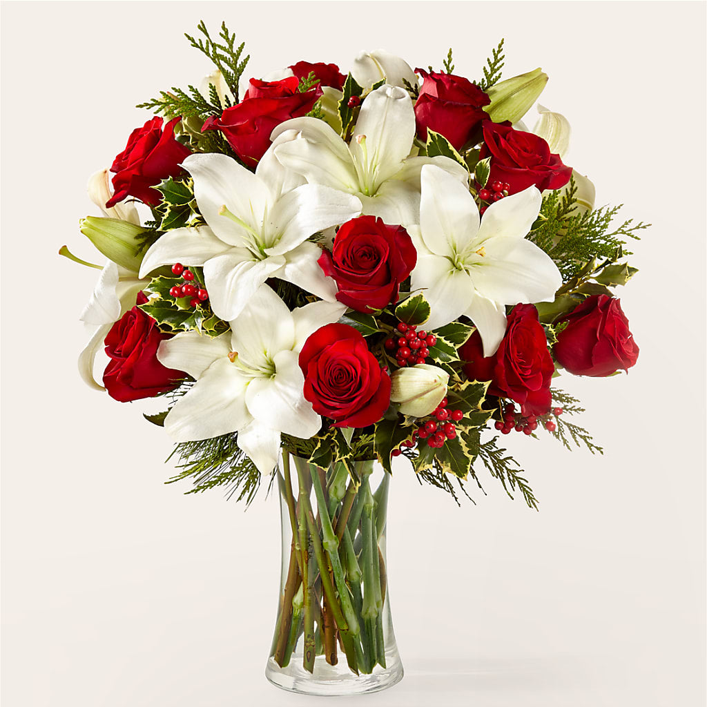 Sparkling Snowflakes Bouquet – MAIN STREET FLORIST & GIFTS, Ridgefield CT