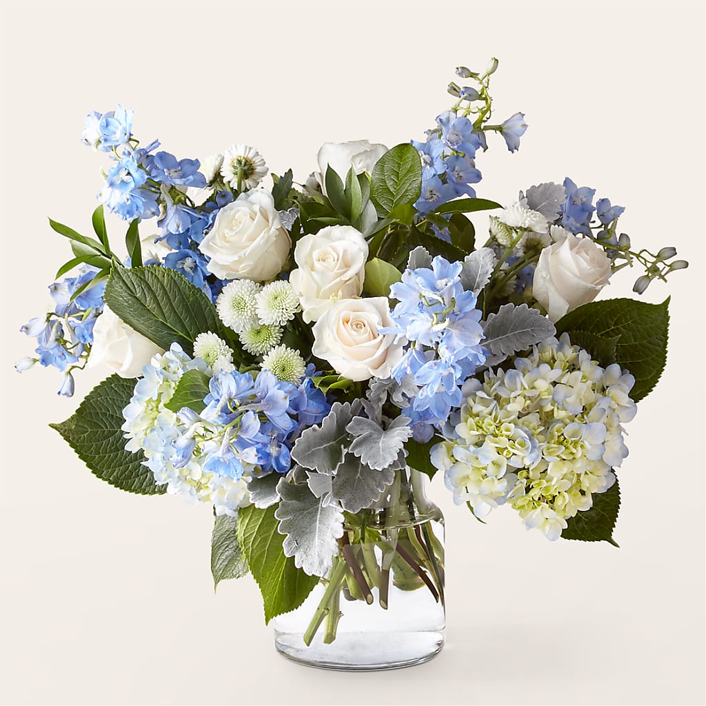Clear Skies Bouquet – MAIN STREET FLORIST & GIFTS, Ridgefield CT