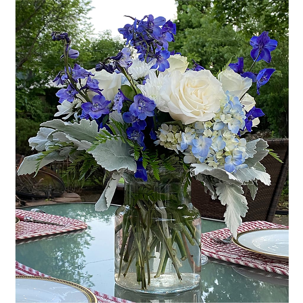 Clear Skies Bouquet – MAIN STREET FLORIST & GIFTS, Ridgefield CT
