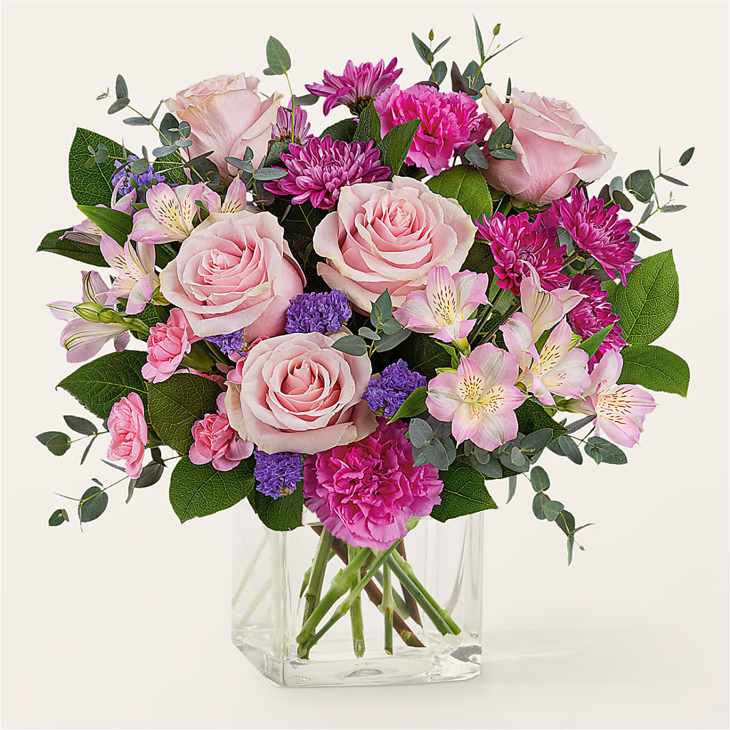 Rosy Radiance Bouquet – MAIN STREET FLORIST & GIFTS, Ridgefield CT