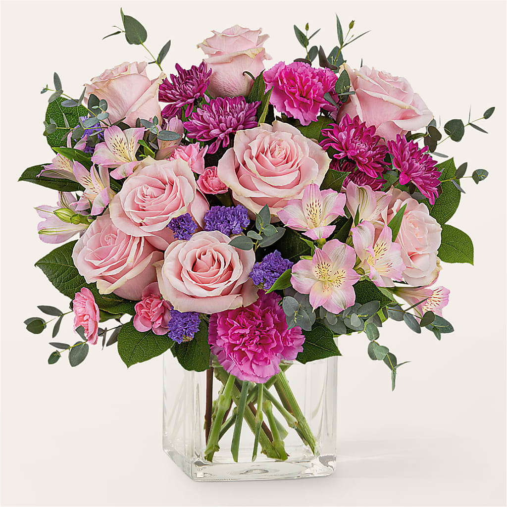 Rosy Radiance Bouquet – MAIN STREET FLORIST & GIFTS, Ridgefield CT