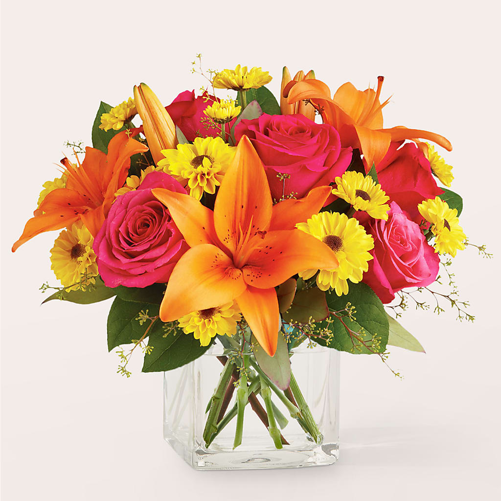 Neon Lights Bouquet – MAIN STREET FLORIST & GIFTS, Ridgefield CT