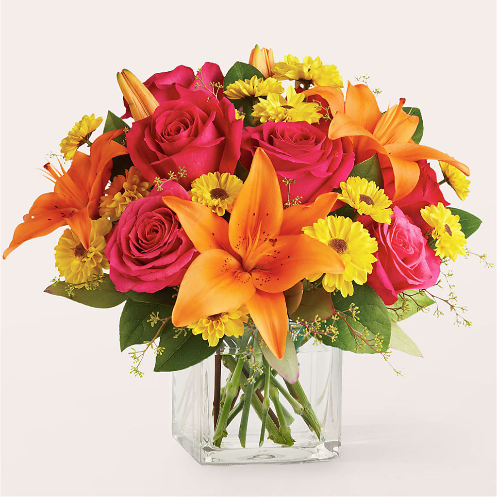 Neon Lights Bouquet – MAIN STREET FLORIST & GIFTS, Ridgefield CT