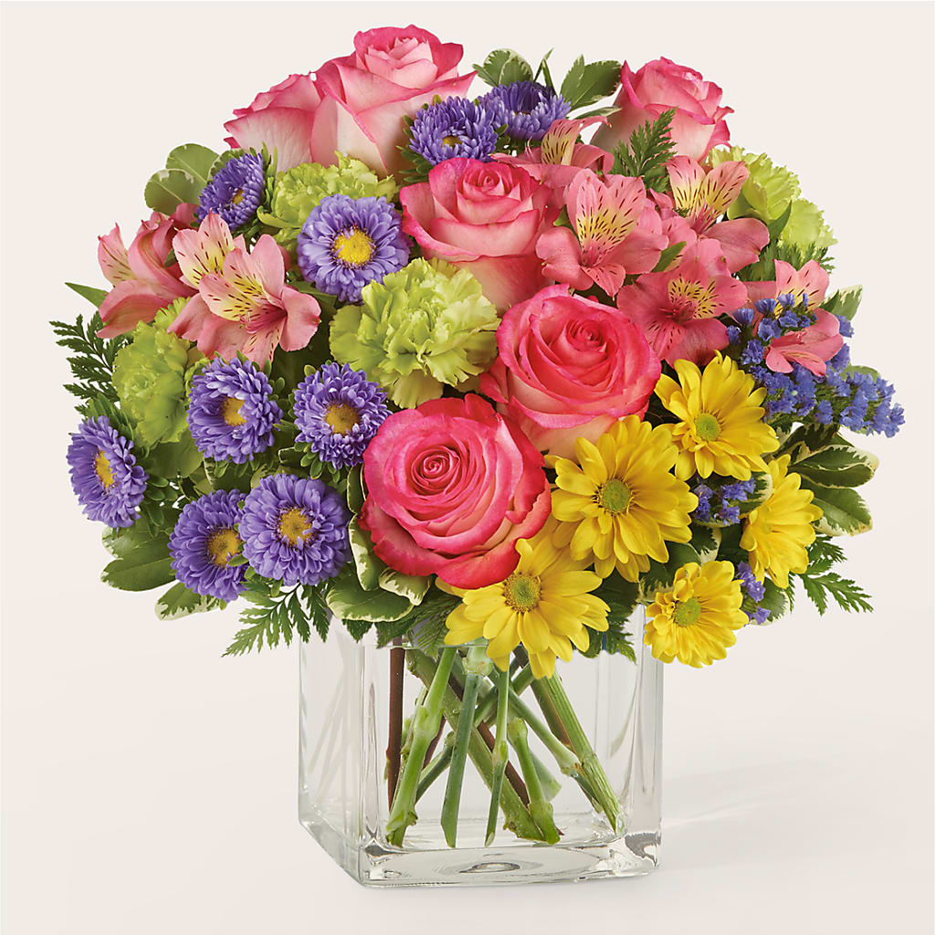 Candy Jar Bouquet – MAIN STREET FLORIST & GIFTS, Ridgefield CT