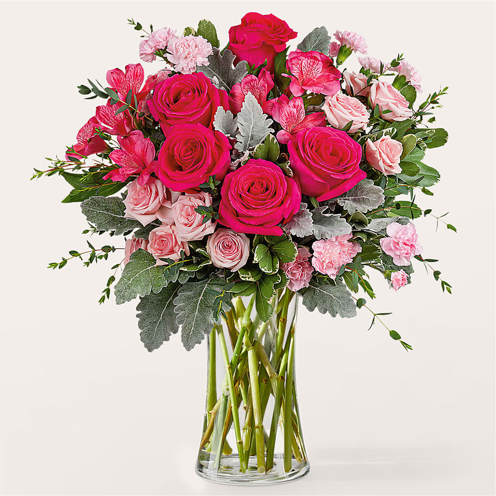 Tickled Pink Bouquet – MAIN STREET FLORIST & GIFTS, Ridgefield CT