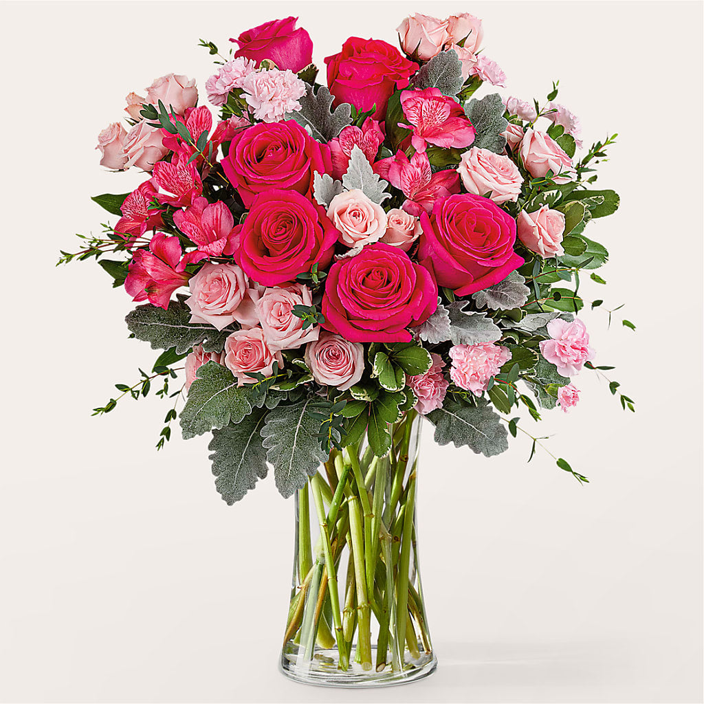 Tickled Pink Bouquet – MAIN STREET FLORIST & GIFTS, Ridgefield CT