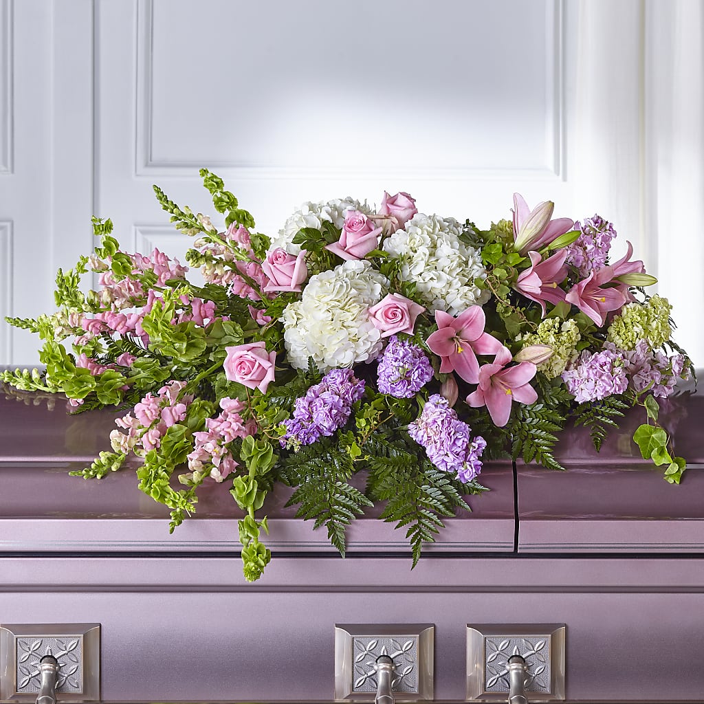Life's Gratitude Casket Spray – MAIN STREET FLORIST & GIFTS, Ridgefield CT