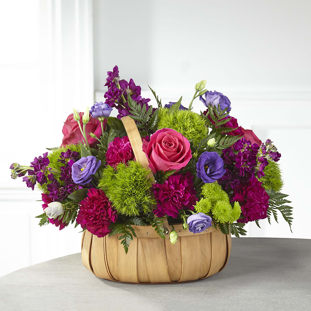 Serene Sanctuary Basket – MAIN STREET FLORIST & GIFTS, Ridgefield CT