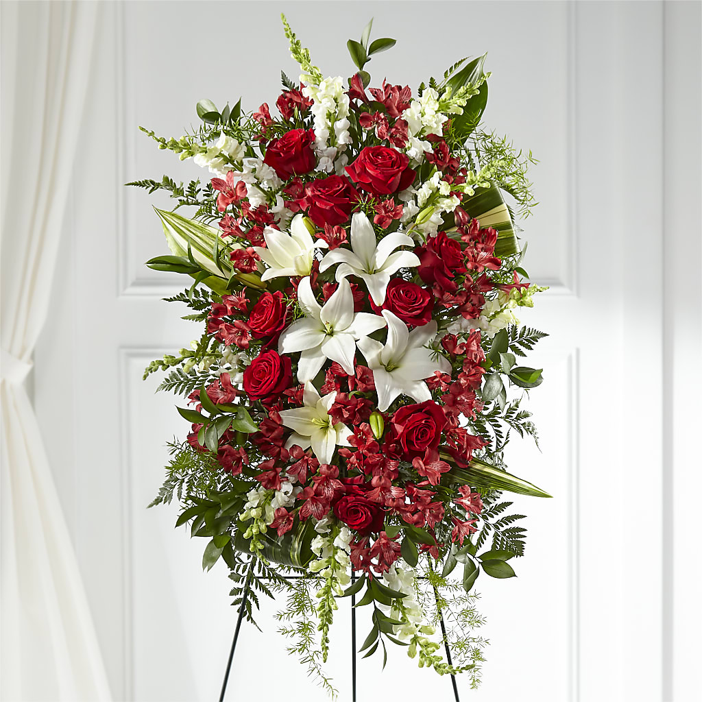 Everlasting Memory Standing Spray – MAIN STREET FLORIST & GIFTS, Ridgefield CT