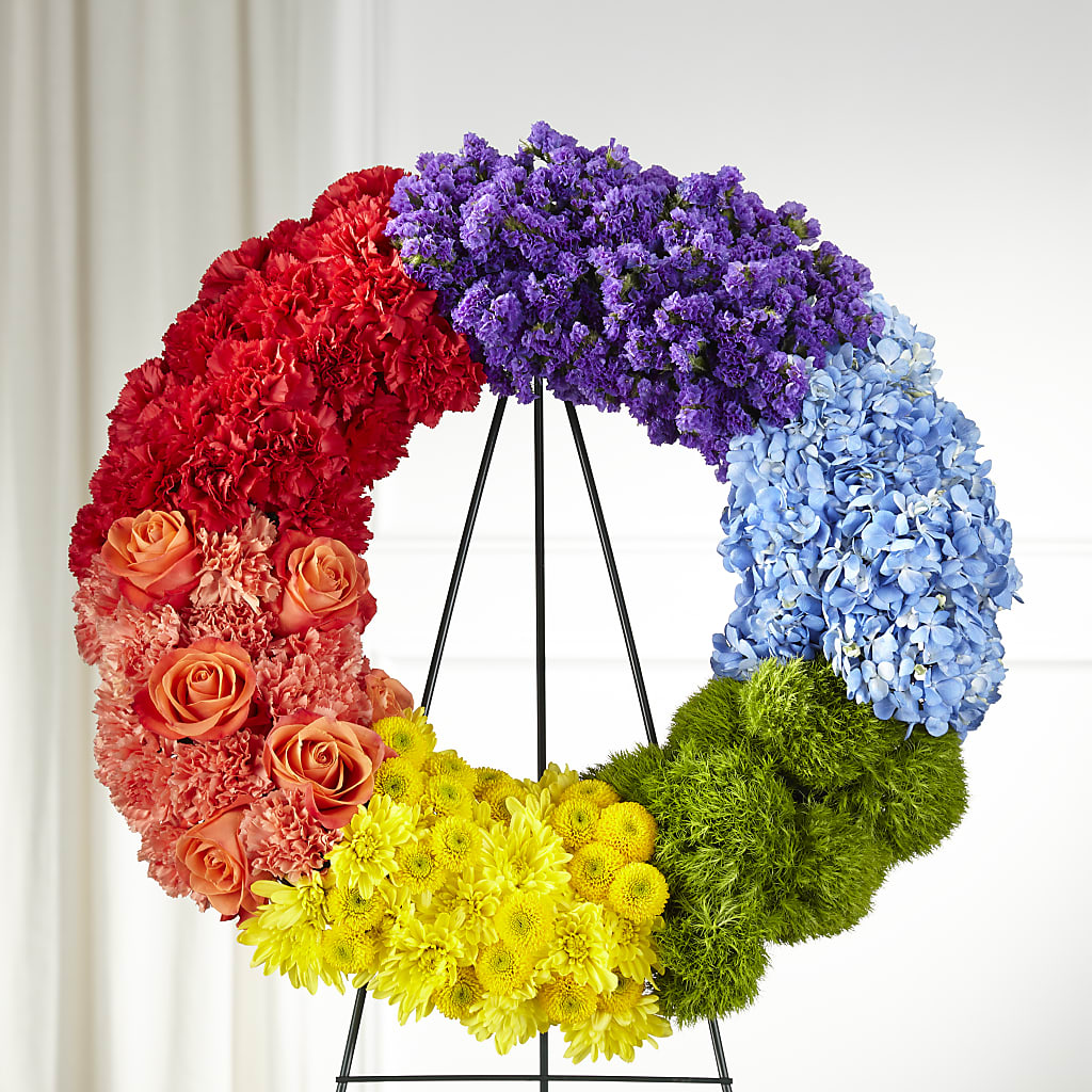 Circle of Love Wreath – MAIN STREET FLORIST & GIFTS, Ridgefield CT