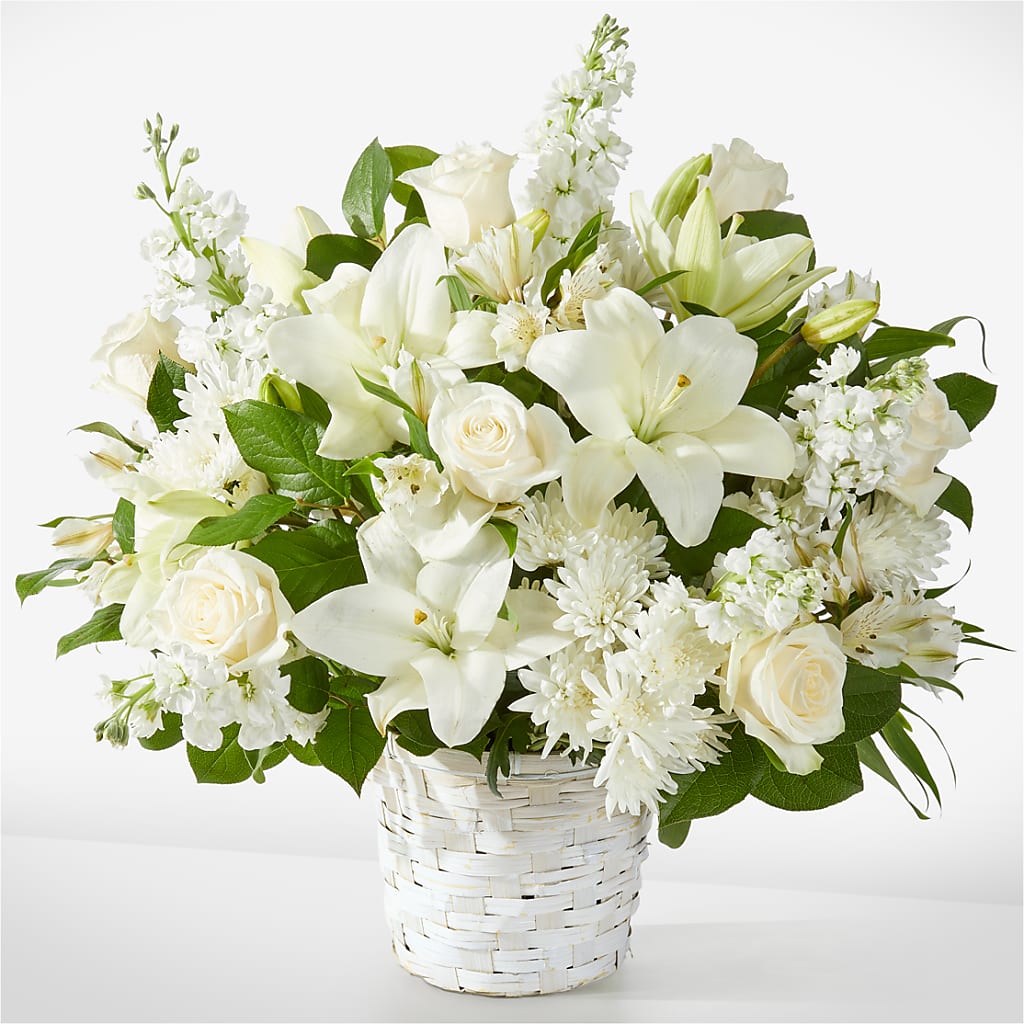 Peaceful Reflections Arrangement – MAIN STREET FLORIST & GIFTS, Ridgefield CT