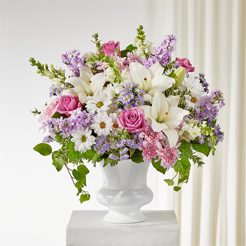 Remarkable Life Urn Arrangement – MAIN STREET FLORIST & GIFTS, Ridgefield CT