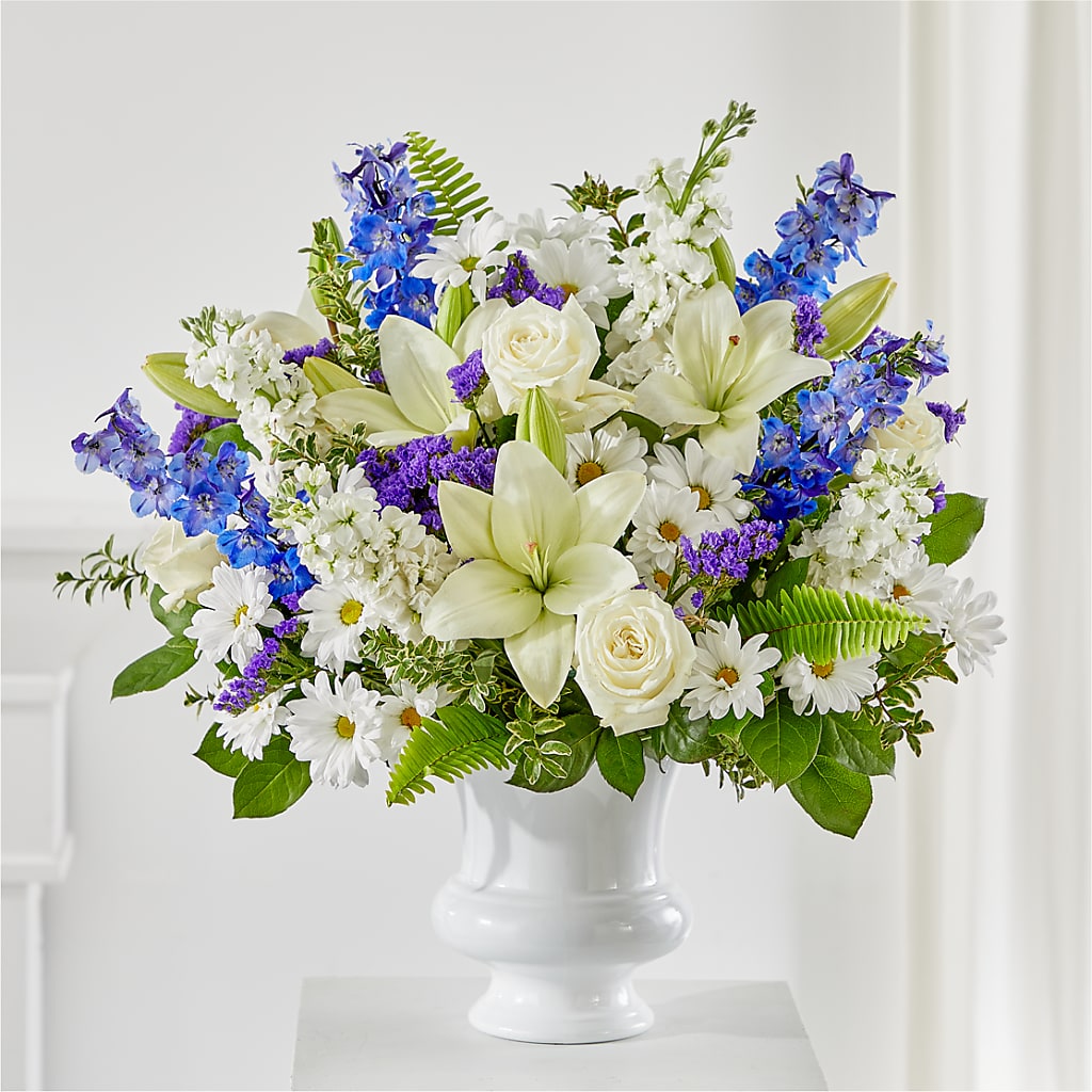 Expressions of Hope Urn Arrangement – MAIN STREET FLORIST & GIFTS, Ridgefield CT