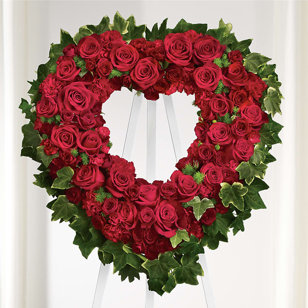 Wholehearted Standing Spray – MAIN STREET FLORIST & GIFTS, Ridgefield CT