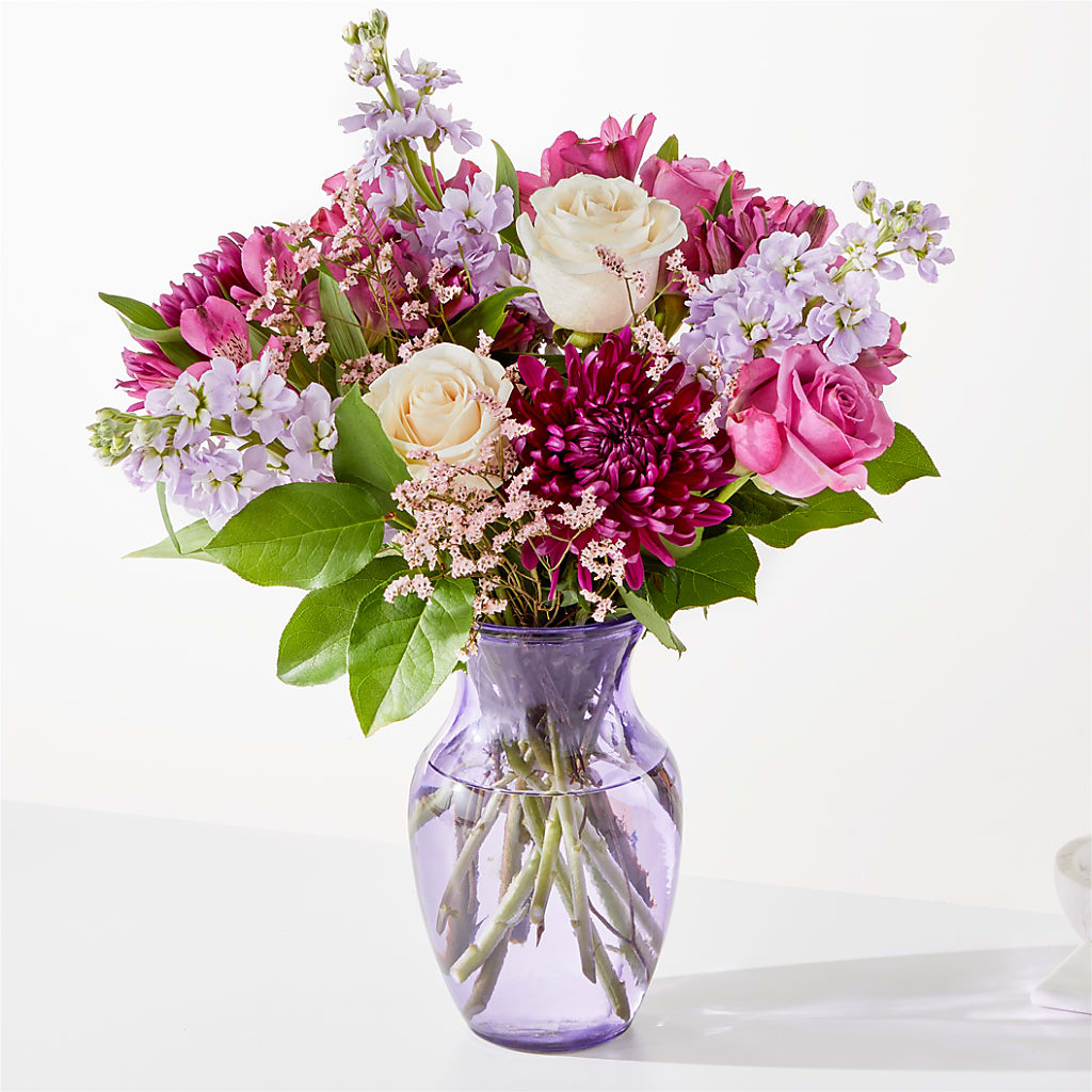 Amethyst Dreams Bouquet – MAIN STREET FLORIST & GIFTS, Ridgefield CT