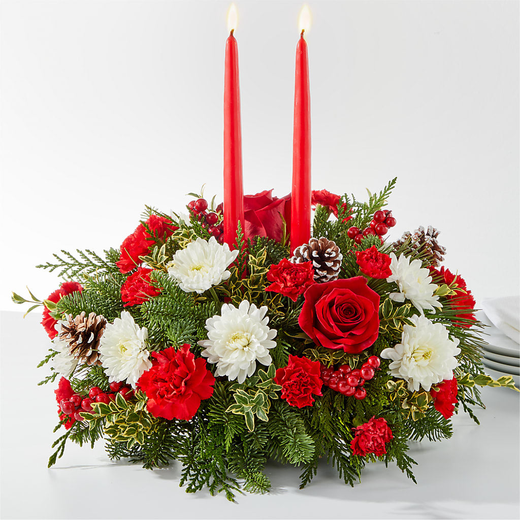 Holiday Soiree Centerpiece – MAIN STREET FLORIST & GIFTS, Ridgefield CT