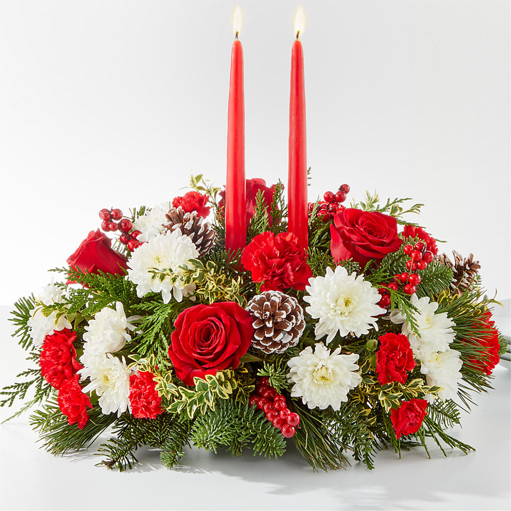 Holiday Soiree Centerpiece – MAIN STREET FLORIST & GIFTS, Ridgefield CT