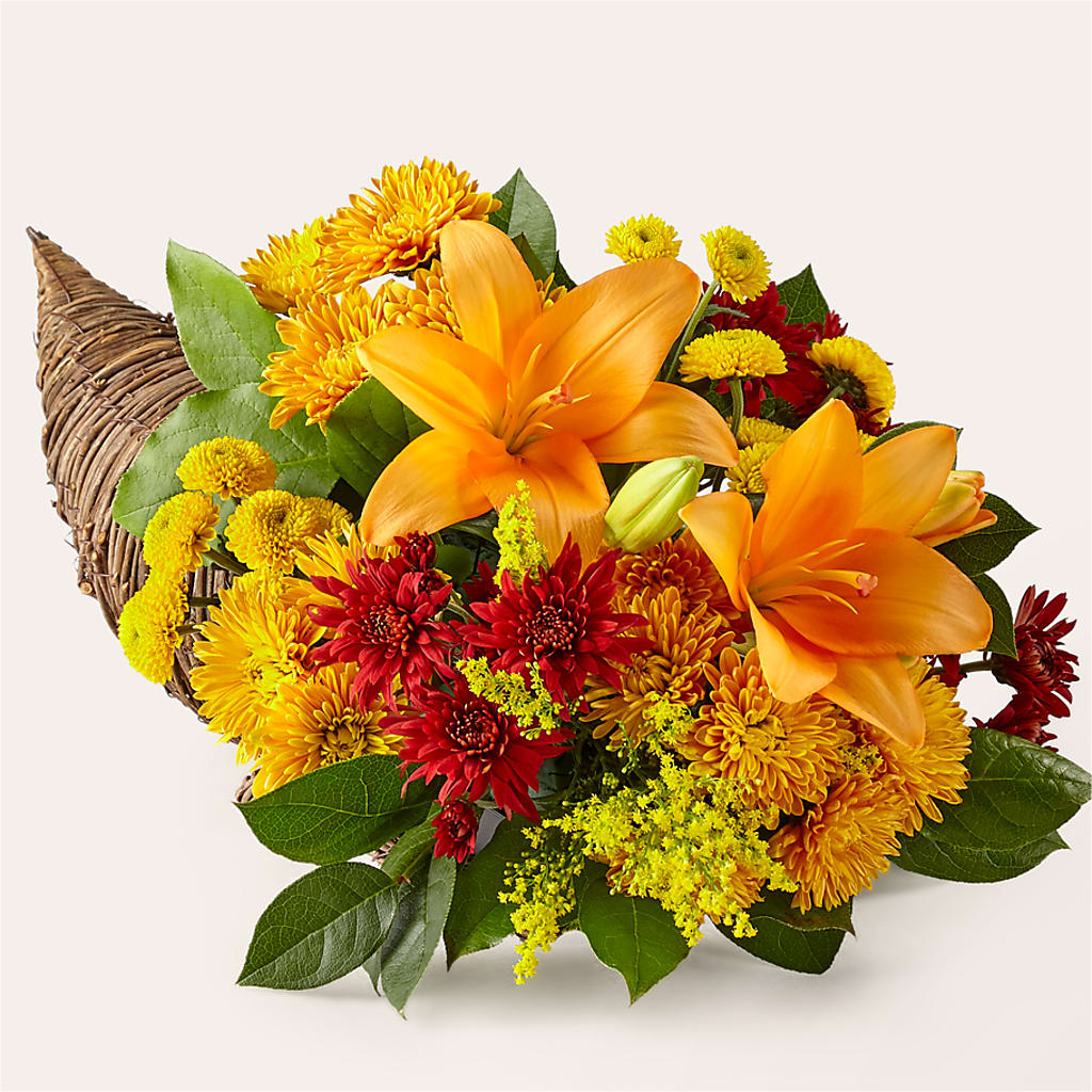 Feast of Color Cornucopia – MAIN STREET FLORIST & GIFTS, Ridgefield CT