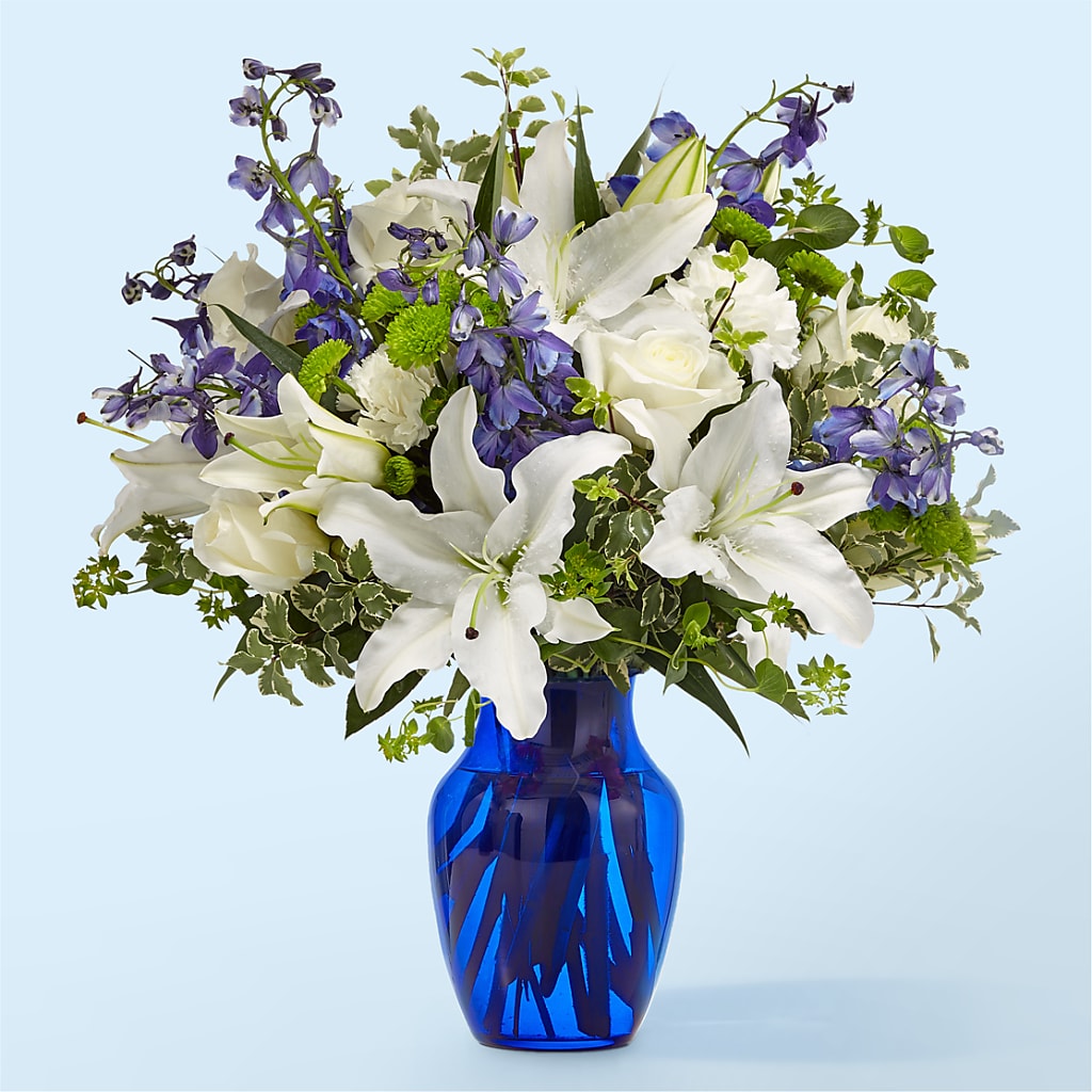 Santorini Bouquet – MAIN STREET FLORIST & GIFTS, Ridgefield CT