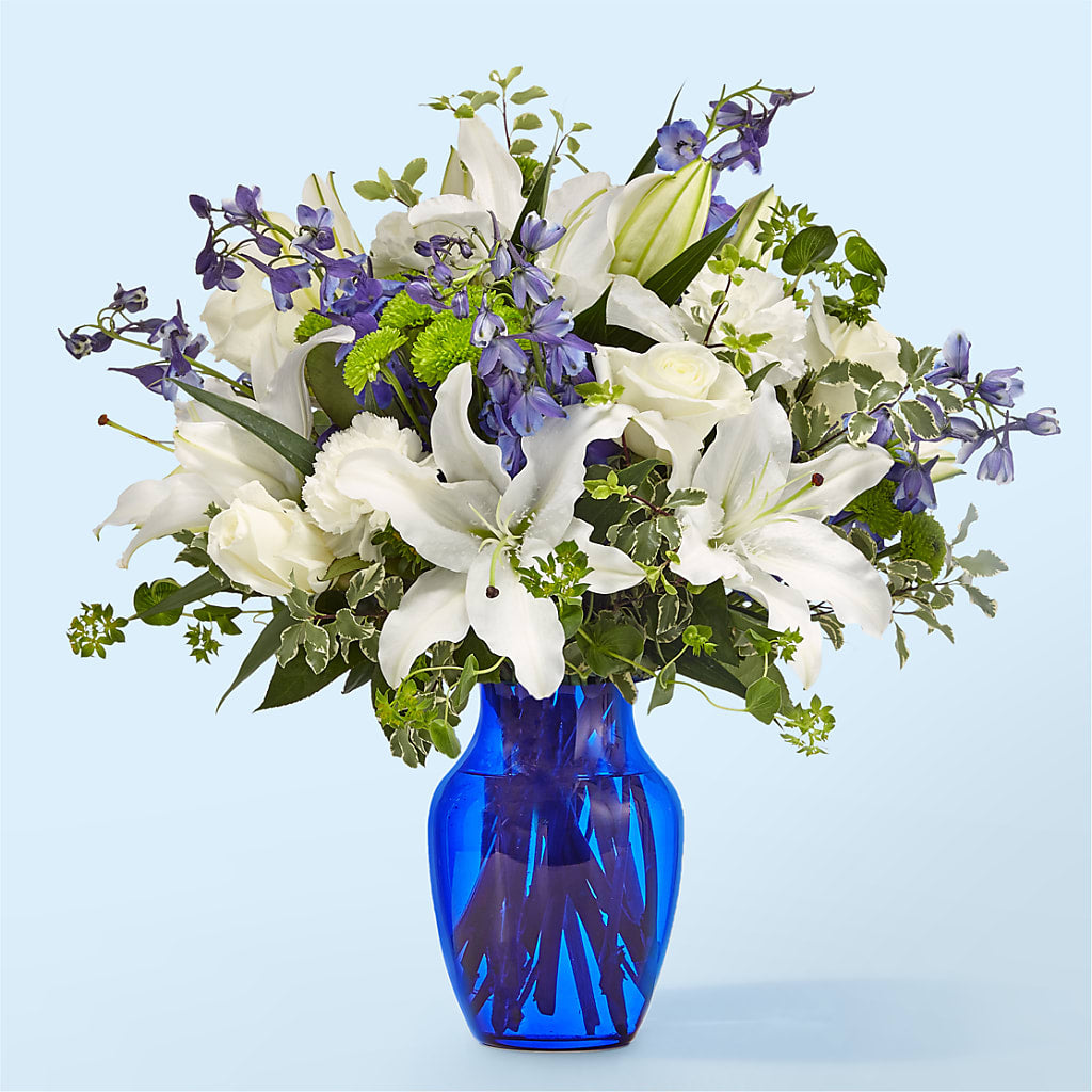 Santorini Bouquet – MAIN STREET FLORIST & GIFTS, Ridgefield CT