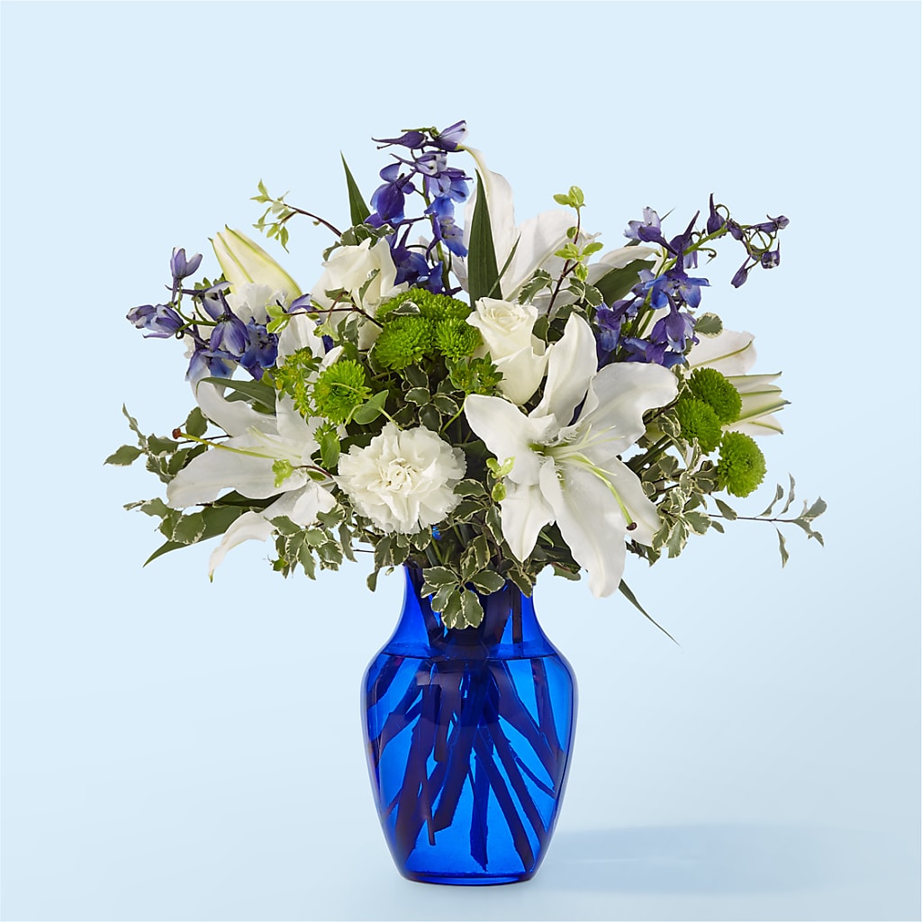 Santorini Bouquet – MAIN STREET FLORIST & GIFTS, Ridgefield CT