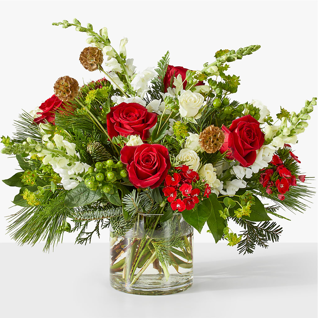 Deck the Halls Bouquet – MAIN STREET FLORIST & GIFTS, Ridgefield CT