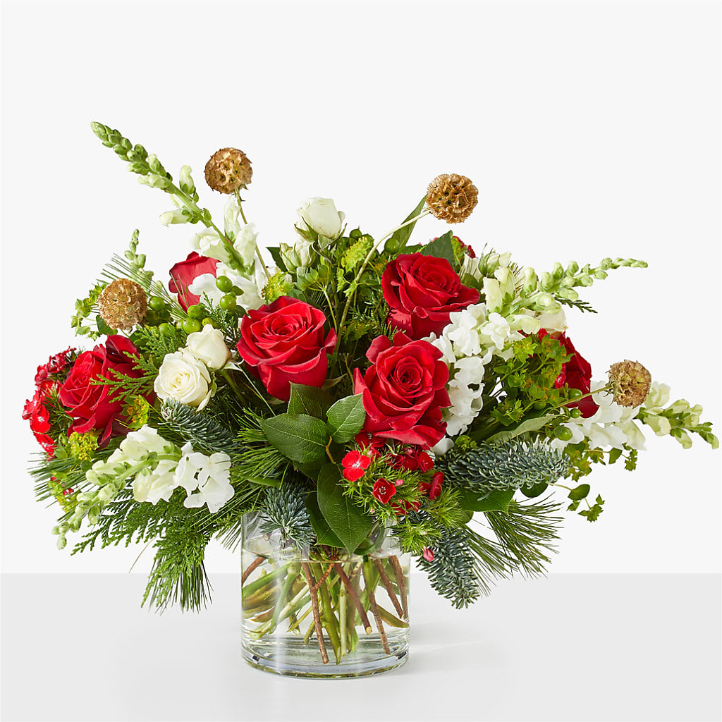 Deck the Halls Bouquet – MAIN STREET FLORIST & GIFTS, Ridgefield CT
