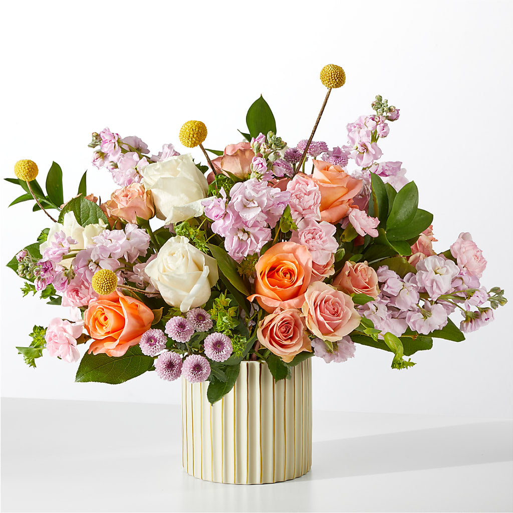 French Market Bouquet with Ivory Vase – MAIN STREET FLORIST & GIFTS, Ridgefield CT