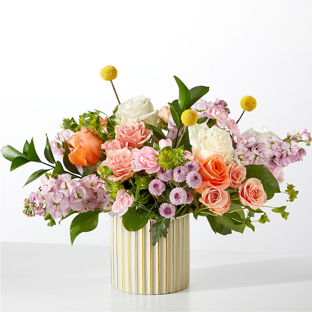 French Market Bouquet with Ivory Vase – MAIN STREET FLORIST & GIFTS, Ridgefield CT