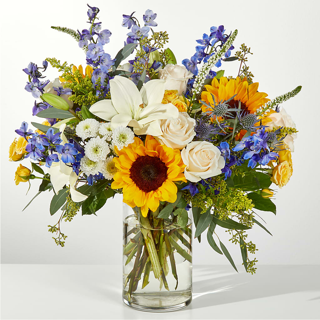 Wonderfully Sunny Bouquet – MAIN STREET FLORIST & GIFTS, Ridgefield CT