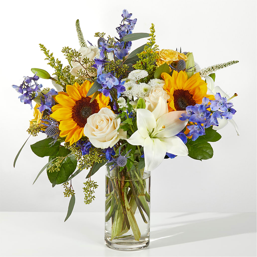 Wonderfully Sunny Bouquet – MAIN STREET FLORIST & GIFTS, Ridgefield CT