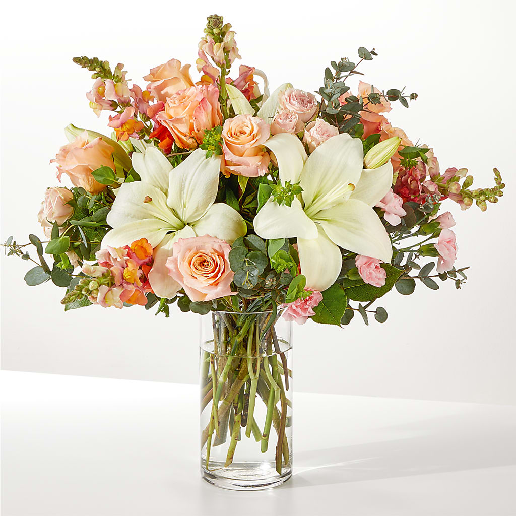 Grapefruit Splash Bouquet – MAIN STREET FLORIST & GIFTS, Ridgefield CT