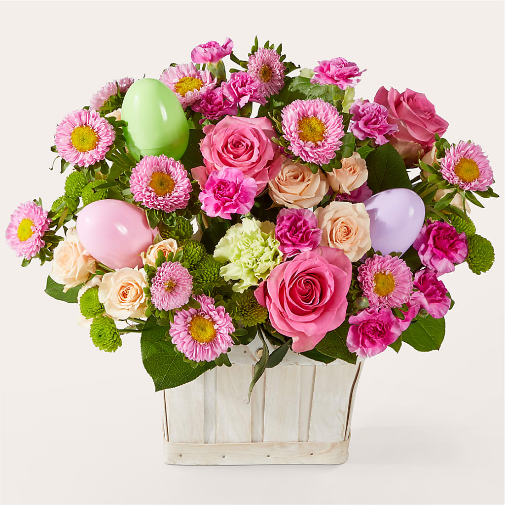 Get Eggcited Basket – MAIN STREET FLORIST & GIFTS, Ridgefield CT
