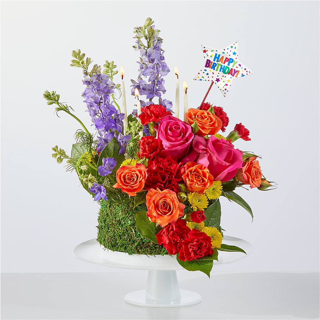 Best Year Yet Floral Cake – MAIN STREET FLORIST & GIFTS, Ridgefield CT