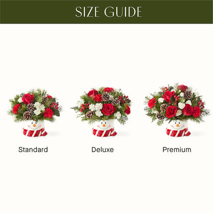 Jolly Snowman Bouquet – MAIN STREET FLORIST & GIFTS, Ridgefield CT