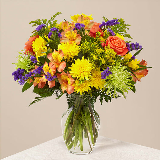 Marmalade Skies Bouquet – MAIN STREET FLORIST & GIFTS, Ridgefield CT