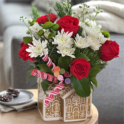 Gingerbread Bakery Bouquet – MAIN STREET FLORIST & GIFTS, Ridgefield CT